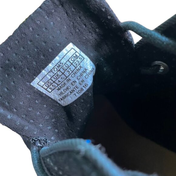 Booties - TOMS - Desert Wedge - Laced / Dotted Wool - Black - Women's - Size 6.5 - Picture 9 of 10